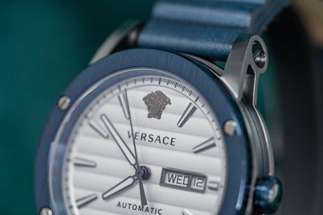 Versace Theros Day Date Blue PVD - Watches & Crystals