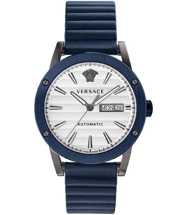 Versace Theros Day Date Blue PVD - Watches & Crystals