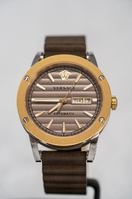 Versace Theros Day Date Brown - Watches & Crystals