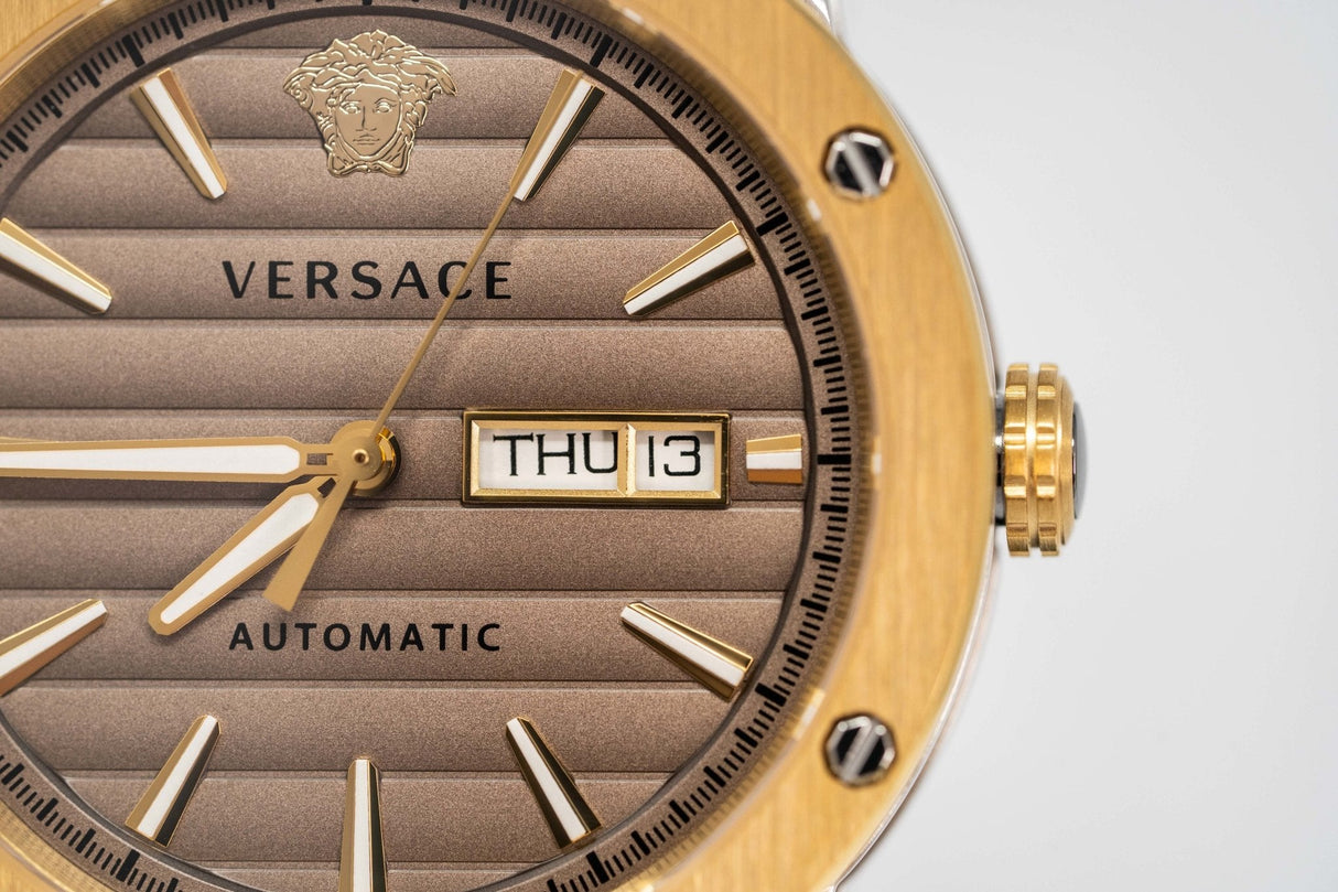 Versace Theros Day Date Brown - Watches & Crystals
