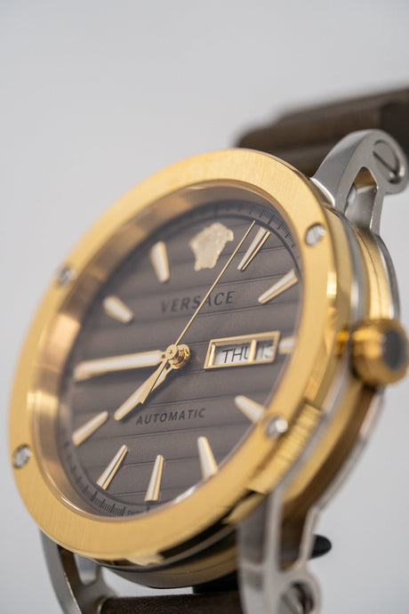 Versace Theros Day Date Brown - Watches & Crystals