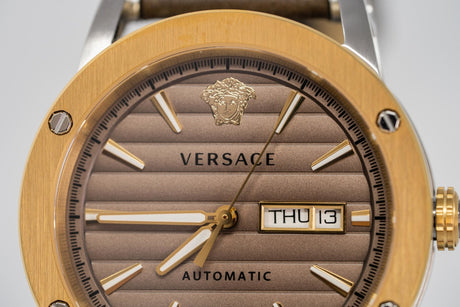 Versace Theros Day Date Brown - Watches & Crystals