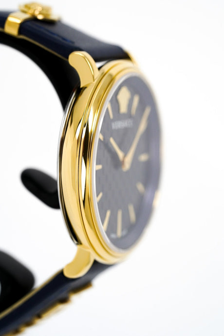 Versace V-Circle 38mm Blue Gold VE8104522 - Watches & Crystals
