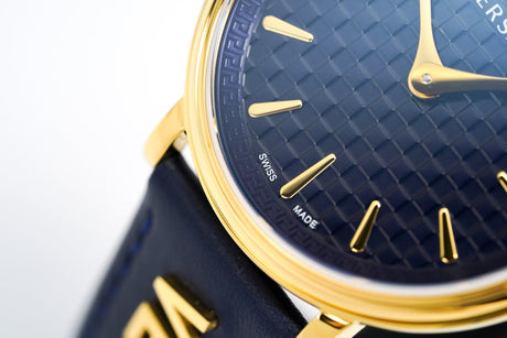 Versace V-Circle 38mm Blue Gold VE8104522 - Watches & Crystals