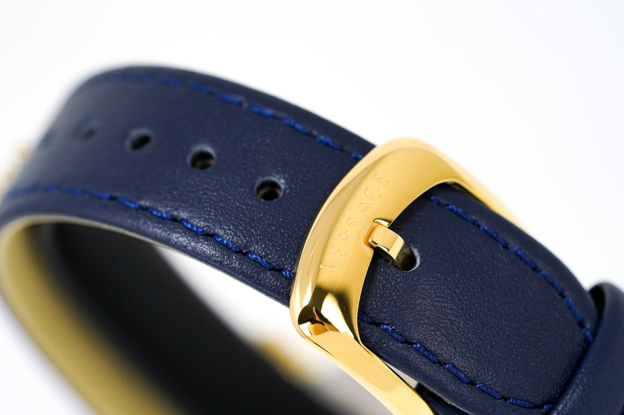 Versace V-Circle 38mm Blue Gold VE8104522 - Watches & Crystals