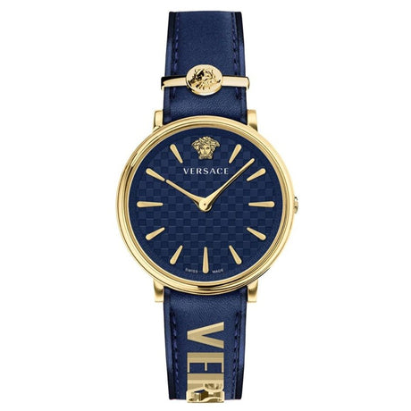 Versace V-Circle 38mm Blue Gold VE8104522 - Watches & Crystals