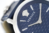 Versace V-Circle 38mm Blue Silver VE8104222 - Watches & Crystals