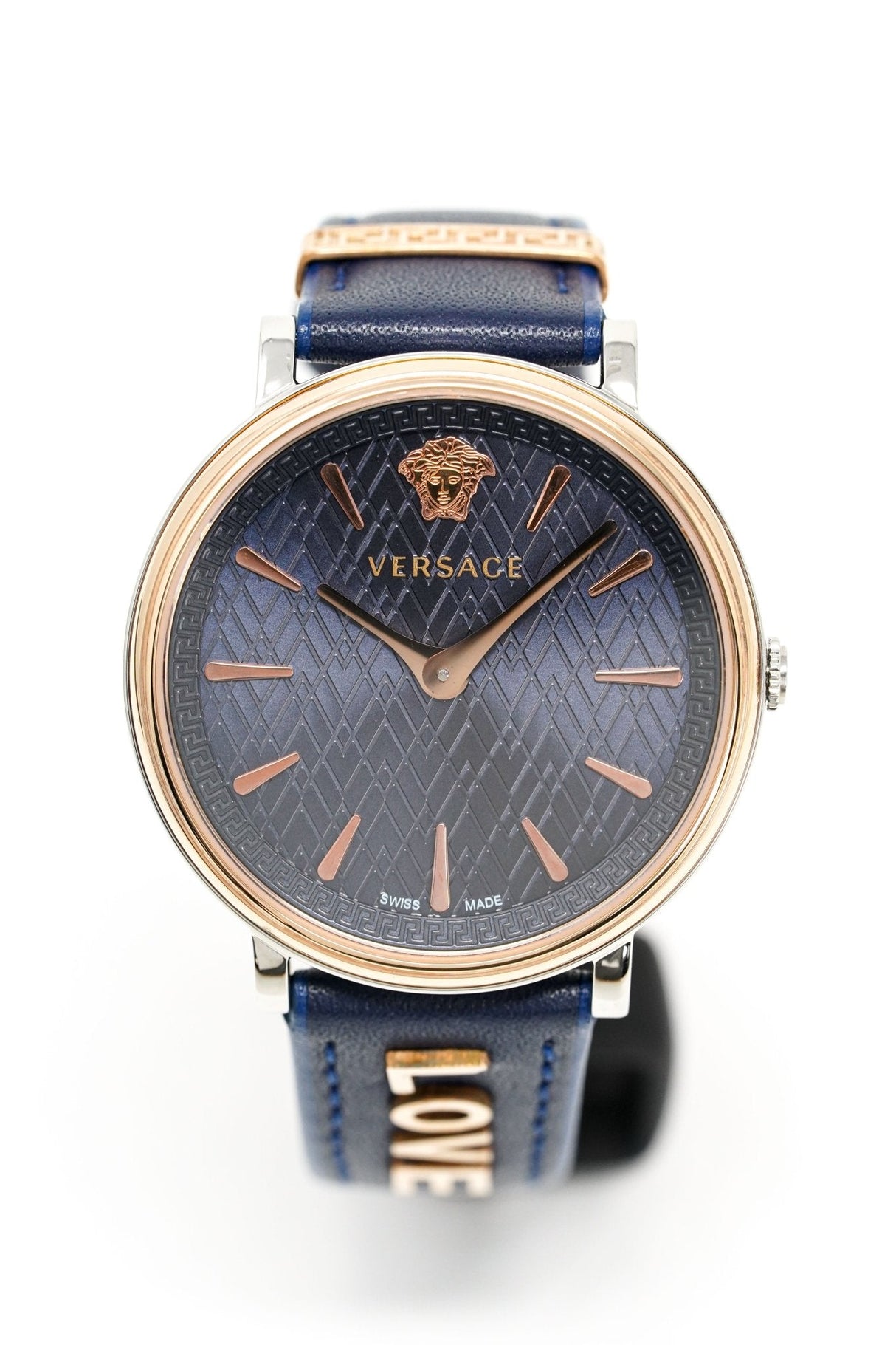 Versace V-Circle Manifesto Love Edition Navy VBP090017 - Watches & Crystals