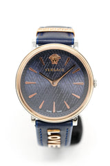Versace V-Circle Manifesto Love Edition Navy VBP090017 - Watches & Crystals
