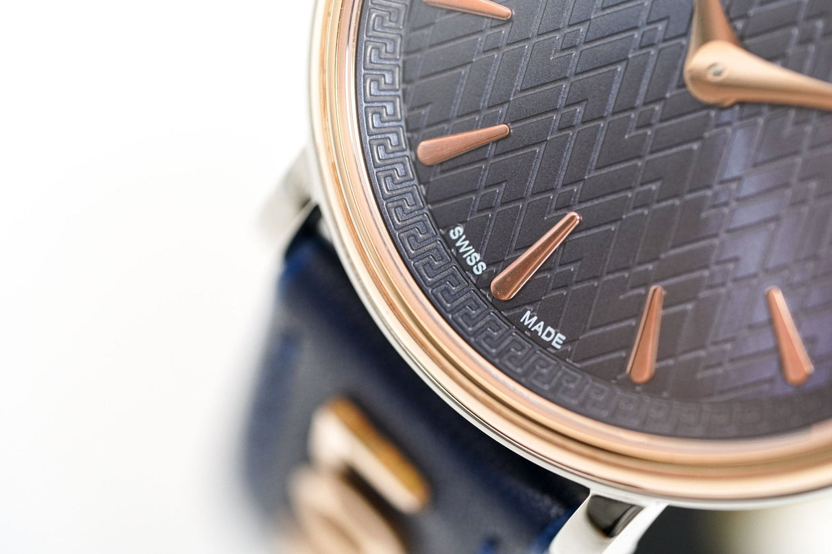 Versace V-Circle Manifesto Love Edition Navy VBP090017 - Watches & Crystals