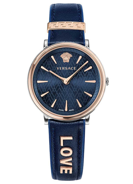 Versace V-Circle Manifesto Love Edition Navy VBP090017 - Watches & Crystals