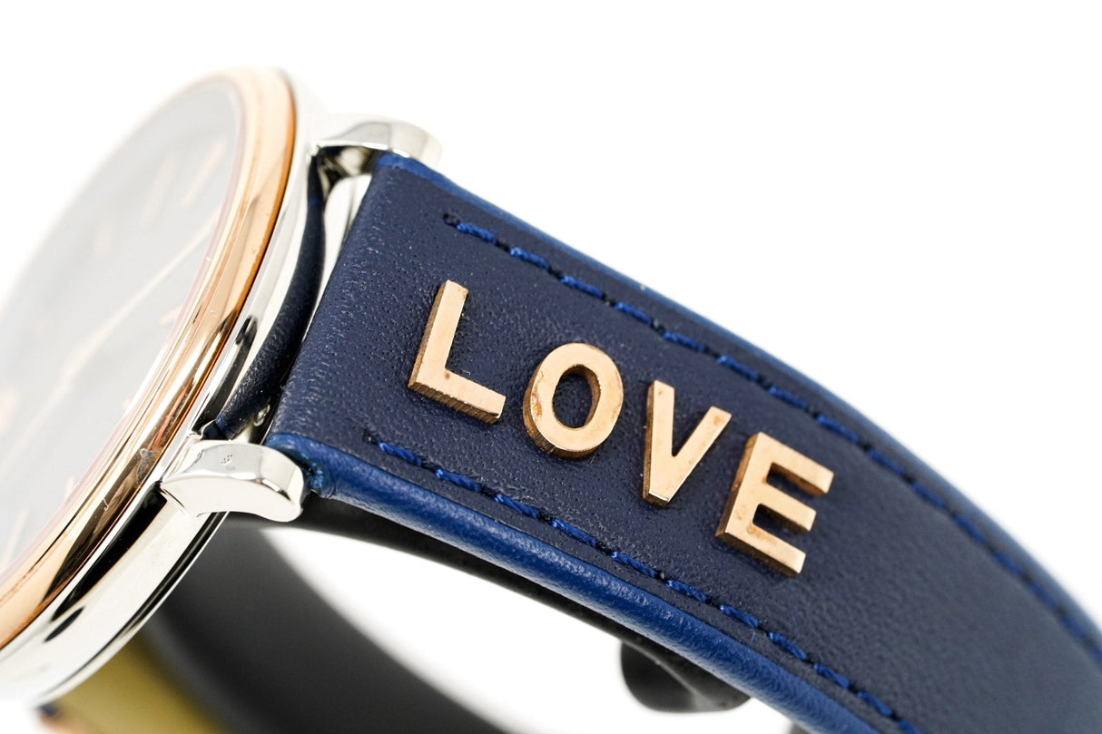 Versace V-Circle Manifesto Love Edition Navy VBP090017 - Watches & Crystals