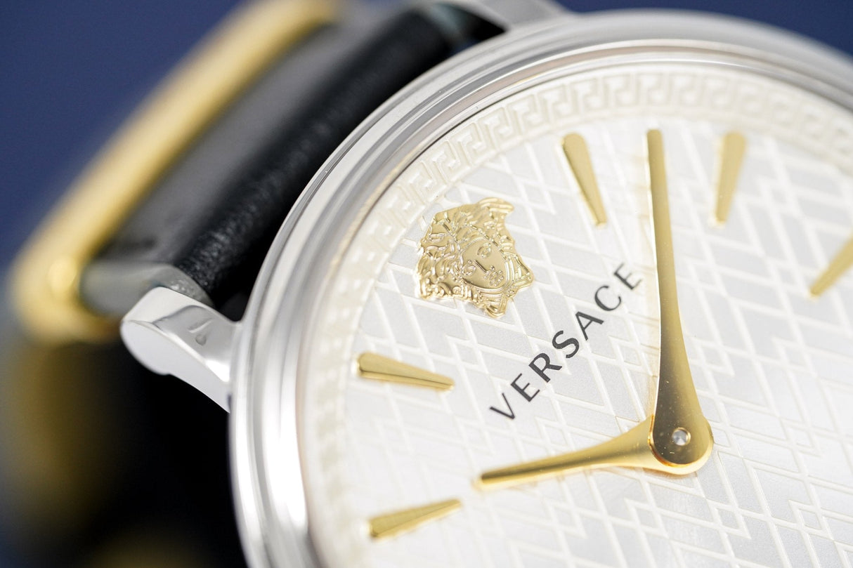 Versace V-Circle Manifesto Power Edition Two-Tone Silver VBP110017 - Watches & Crystals