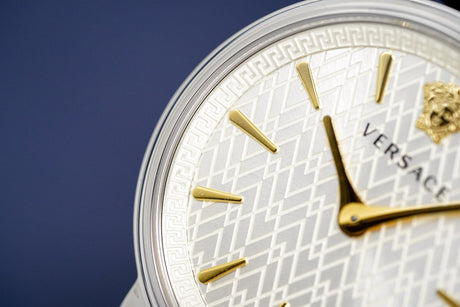 Versace V-Circle Manifesto Power Edition Two-Tone Silver VBP110017 - Watches & Crystals