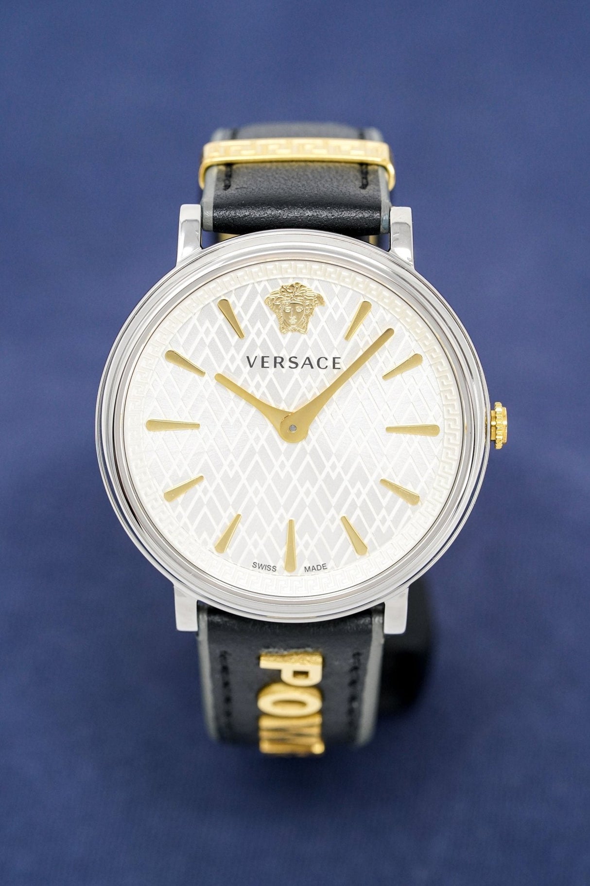 Versace V-Circle Manifesto Power Edition Two-Tone Silver VBP110017 - Watches & Crystals