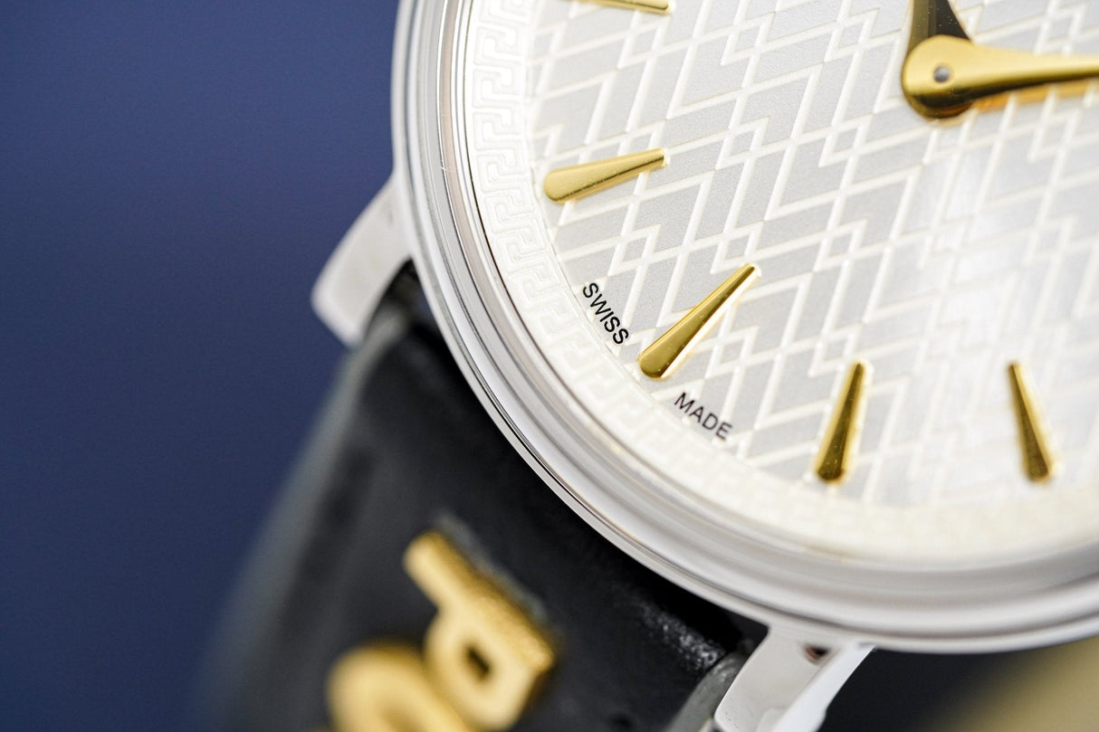 Versace V-Circle Manifesto Power Edition Two-Tone Silver VBP110017 - Watches & Crystals