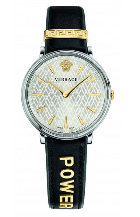 Versace V-Circle Manifesto Power Edition Two-Tone Silver VBP110017 - Watches & Crystals