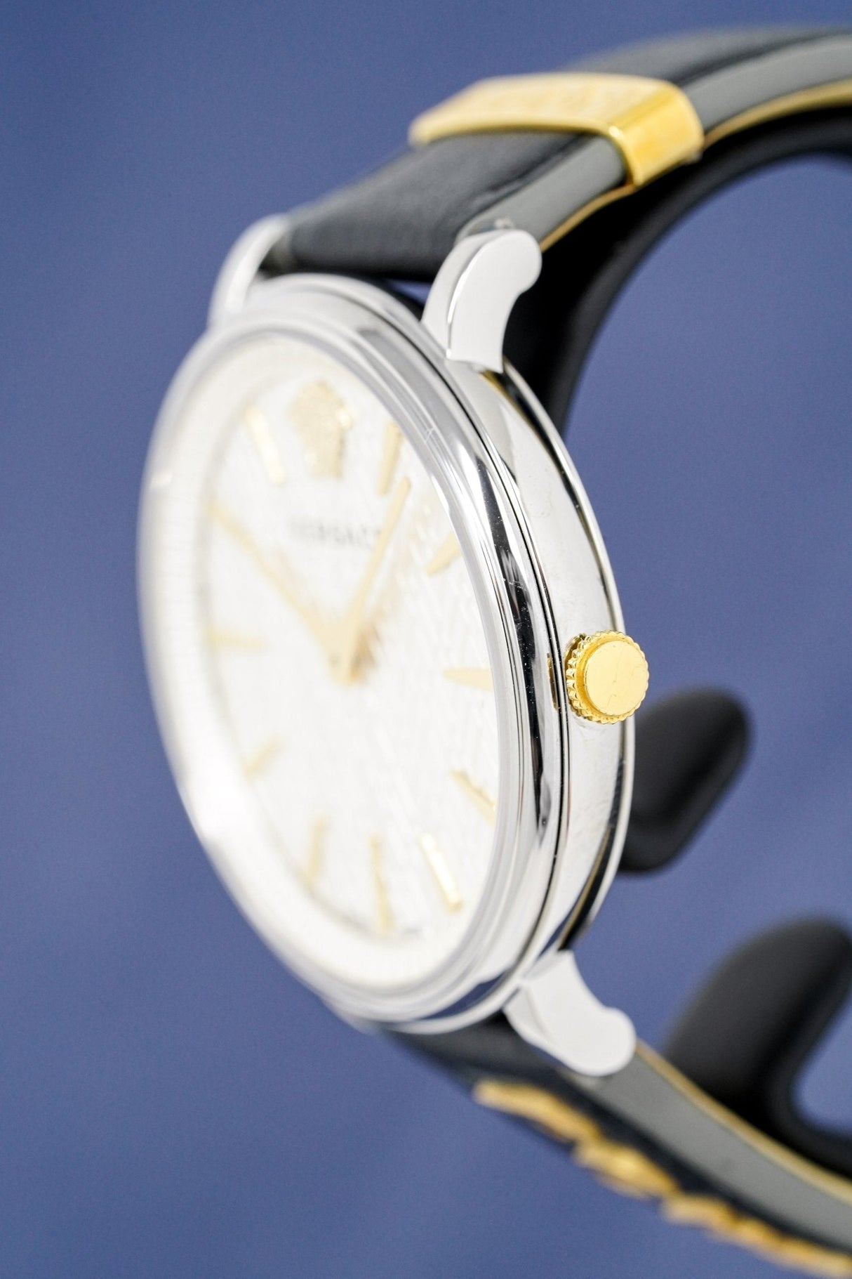 Versace V-Circle Manifesto Power Edition Two-Tone Silver VBP110017 - Watches & Crystals