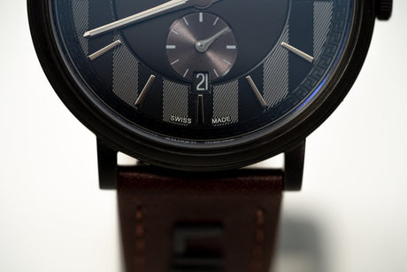 Versace V-Circle Small Seconds IP Black - Watches & Crystals