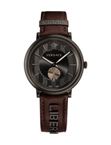 Versace V-Circle Small Seconds IP Black - Watches & Crystals