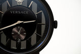 Versace V-Circle Small Seconds IP Black - Watches & Crystals