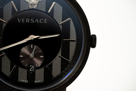 Versace V-Circle Small Seconds IP Black - Watches & Crystals
