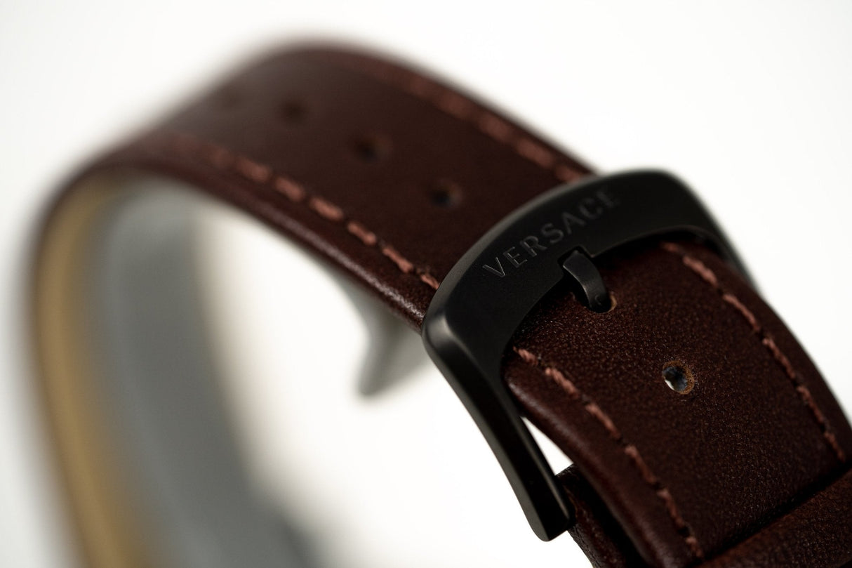 Versace V-Circle Small Seconds IP Black - Watches & Crystals