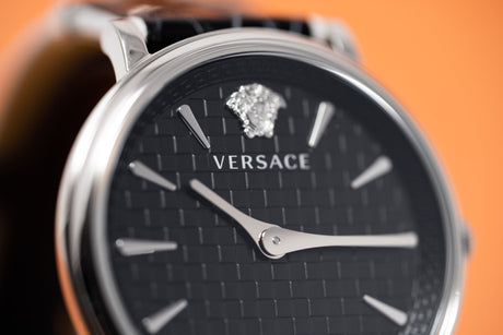 Versace V-Circle Stainless Steel - Watches & Crystals