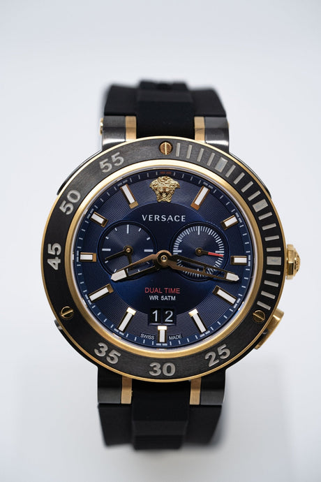 Versace V-Extreme GMT Blue - Watches & Crystals