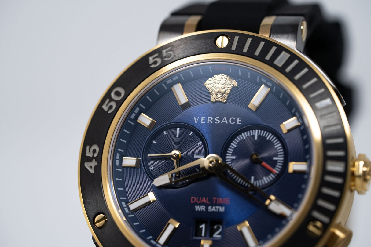 Versace V-Extreme GMT Blue - Watches & Crystals