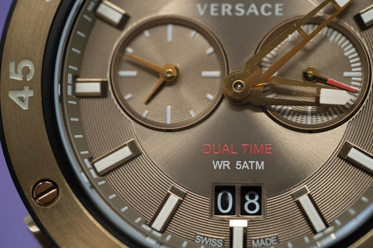 Versace V-Extreme GMT Brown - Watches & Crystals