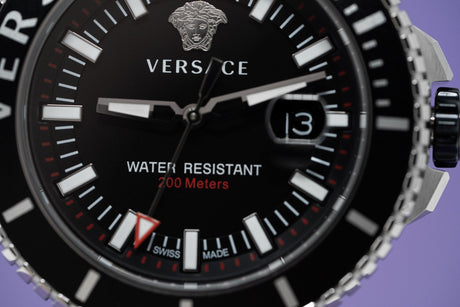Versace V-Race Diver Black - Watches & Crystals