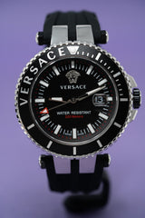 Versace V-Race Diver Black - Watches & Crystals