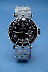 Versace V-Race Diver Stainless Steel - Watches & Crystals