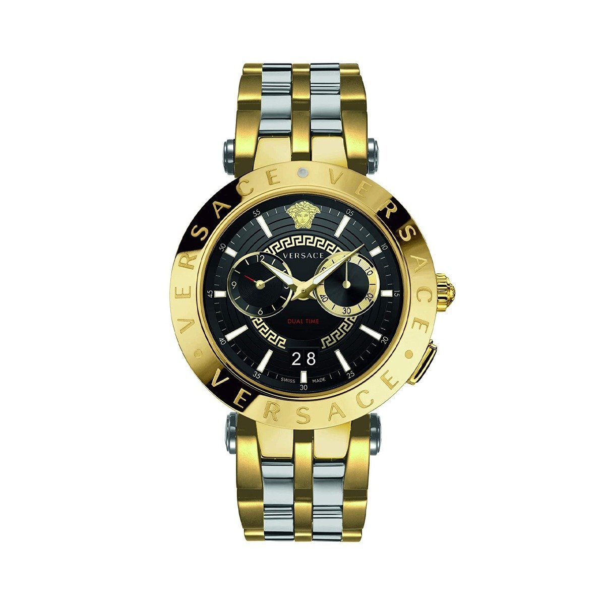 Versace V-Race GMT IP Gold - Watches & Crystals