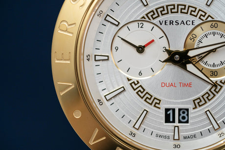 Versace V-Race GMT White - Watches & Crystals