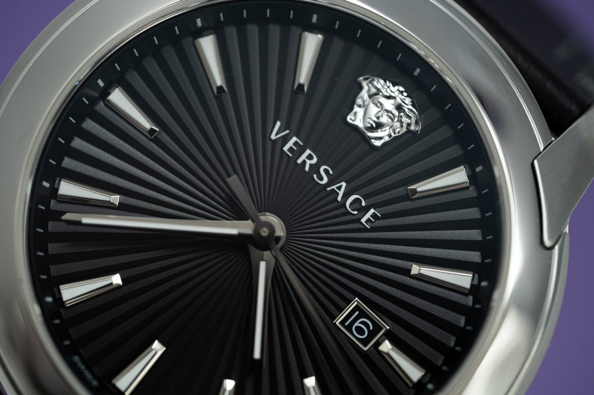 Versace V-Urban Date Black - Watches & Crystals