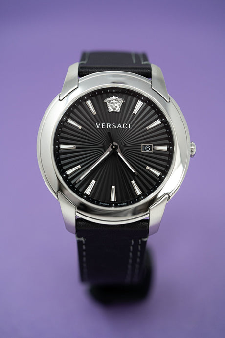 Versace V-Urban Date Black - Watches & Crystals