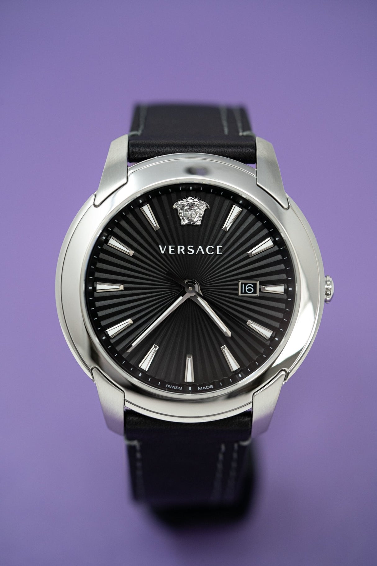 Versace V-Urban Date Black - Watches & Crystals