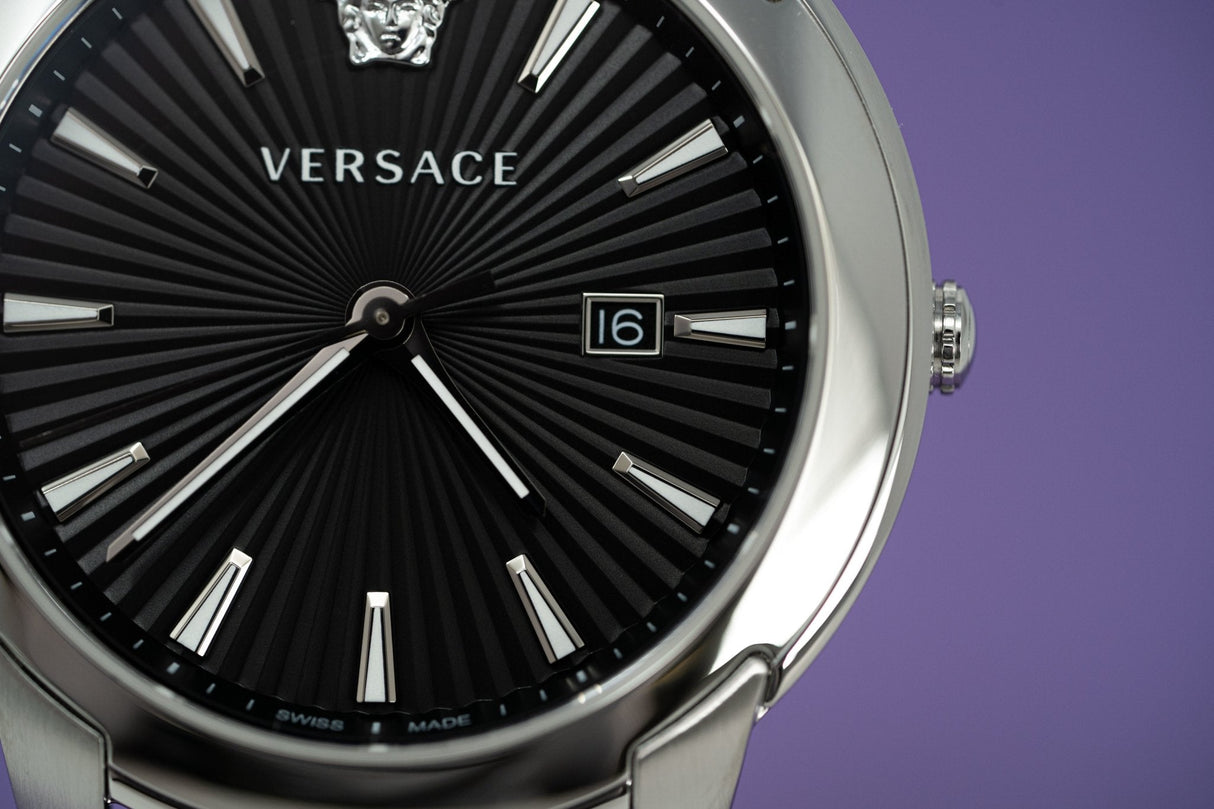Versace V-Urban Date Black - Watches & Crystals