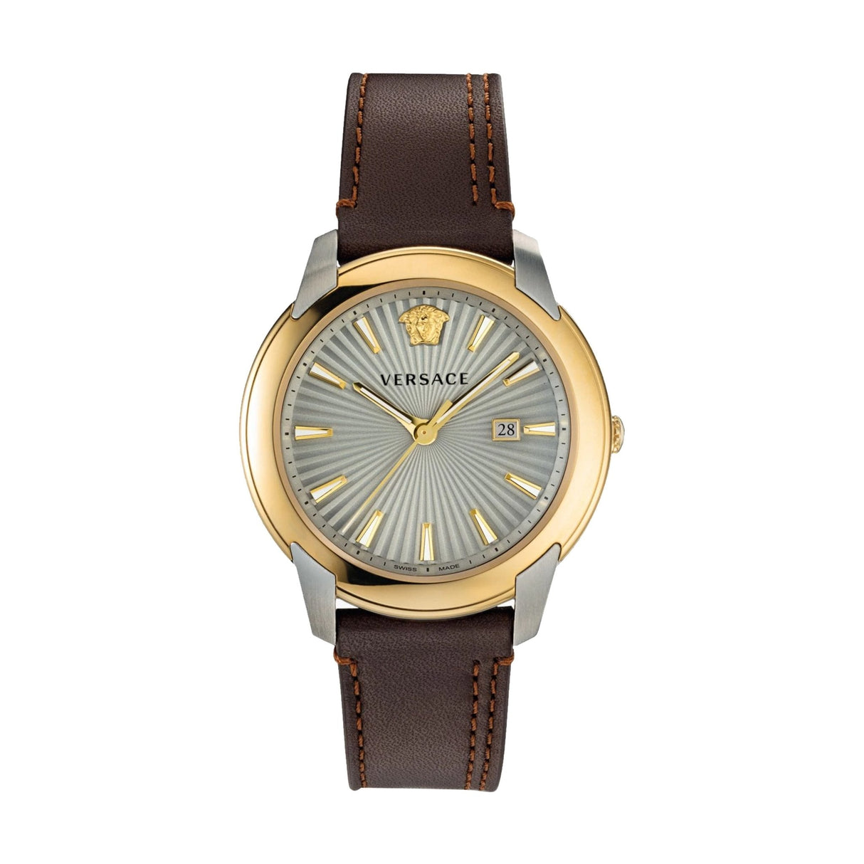 Versace V-Urban Date Silver - Watches & Crystals