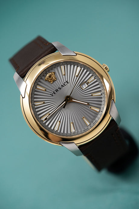 Versace V-Urban Date Silver - Watches & Crystals