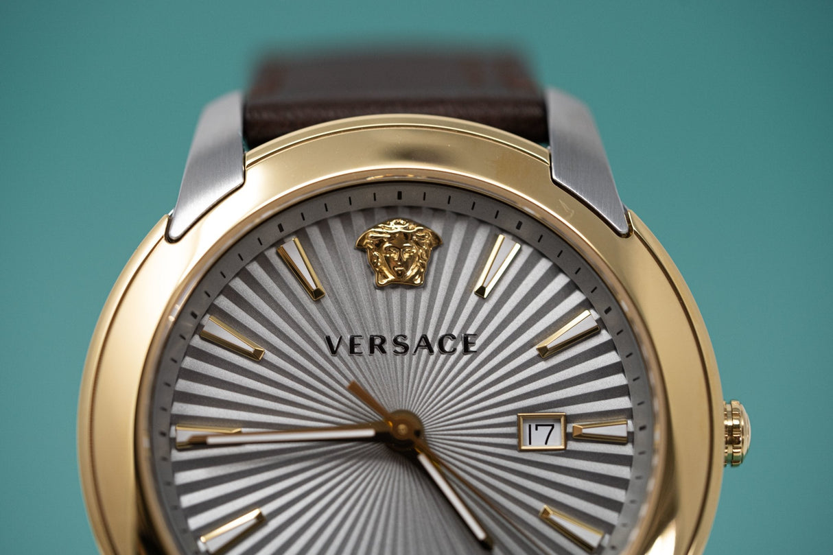 Versace V-Urban Date Silver - Watches & Crystals