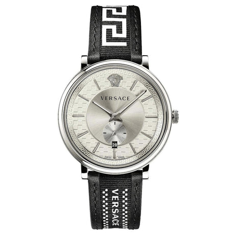 Versace Watch V-Circle 42mm Black VEBQ01219 - Watches & Crystals