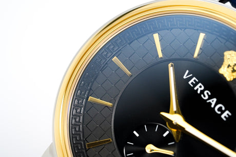 Versace Watch V-Circle 42mm Blue VEBQ01419 - Watches & Crystals