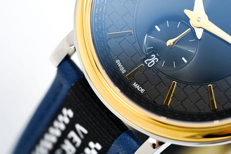 Versace Watch V-Circle 42mm Blue VEBQ01419 - Watches & Crystals