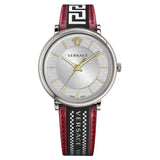 Versace Watch V-Circle 42mm Red VE5A01421 - Watches & Crystals