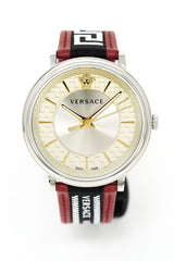 Versace Watch V-Circle 42mm Red VE5A01421 - Watches & Crystals