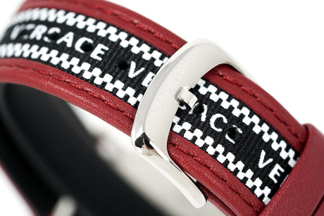 Versace Watch V-Circle 42mm Red VE5A01421 - Watches & Crystals