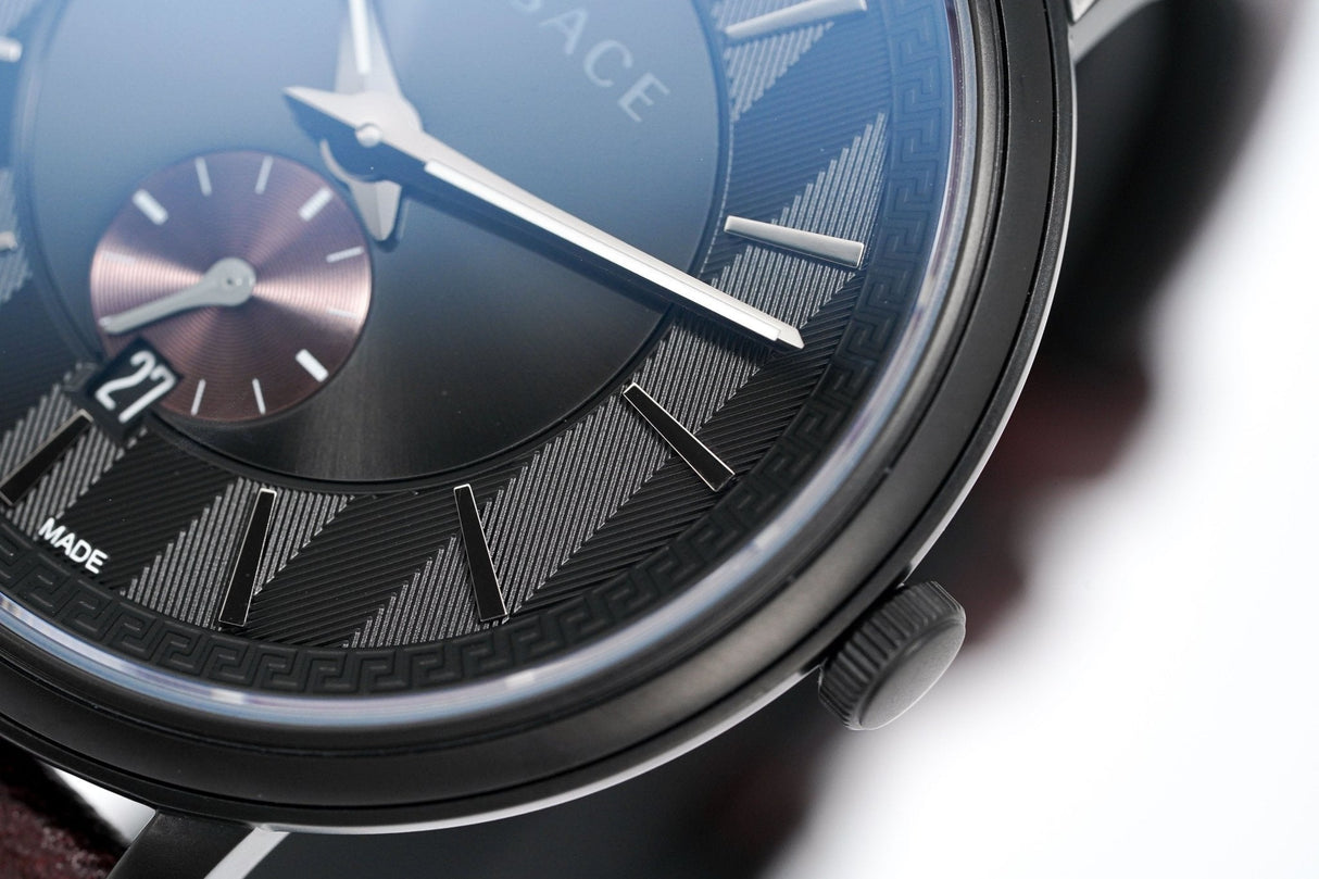 Versace Watch V-Circle Manifesto 38mm Brown VEBQ00419 - Watches & Crystals